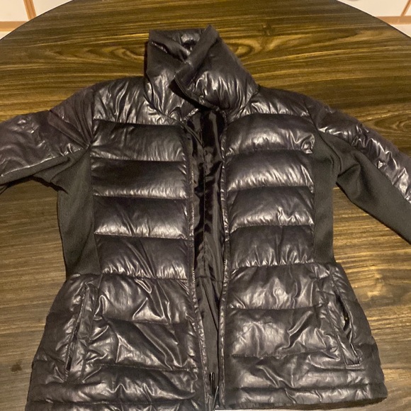 Kenneth cole black puffer coat jacket - Picture 1 of 7